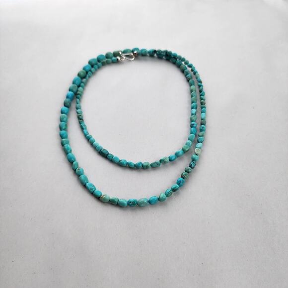 Jay King Choker Necklace 34" Turquoise New Blue Western - Picture 2 of 6